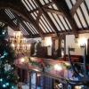 The Great Hall in the Manor House decorated for Christmas.